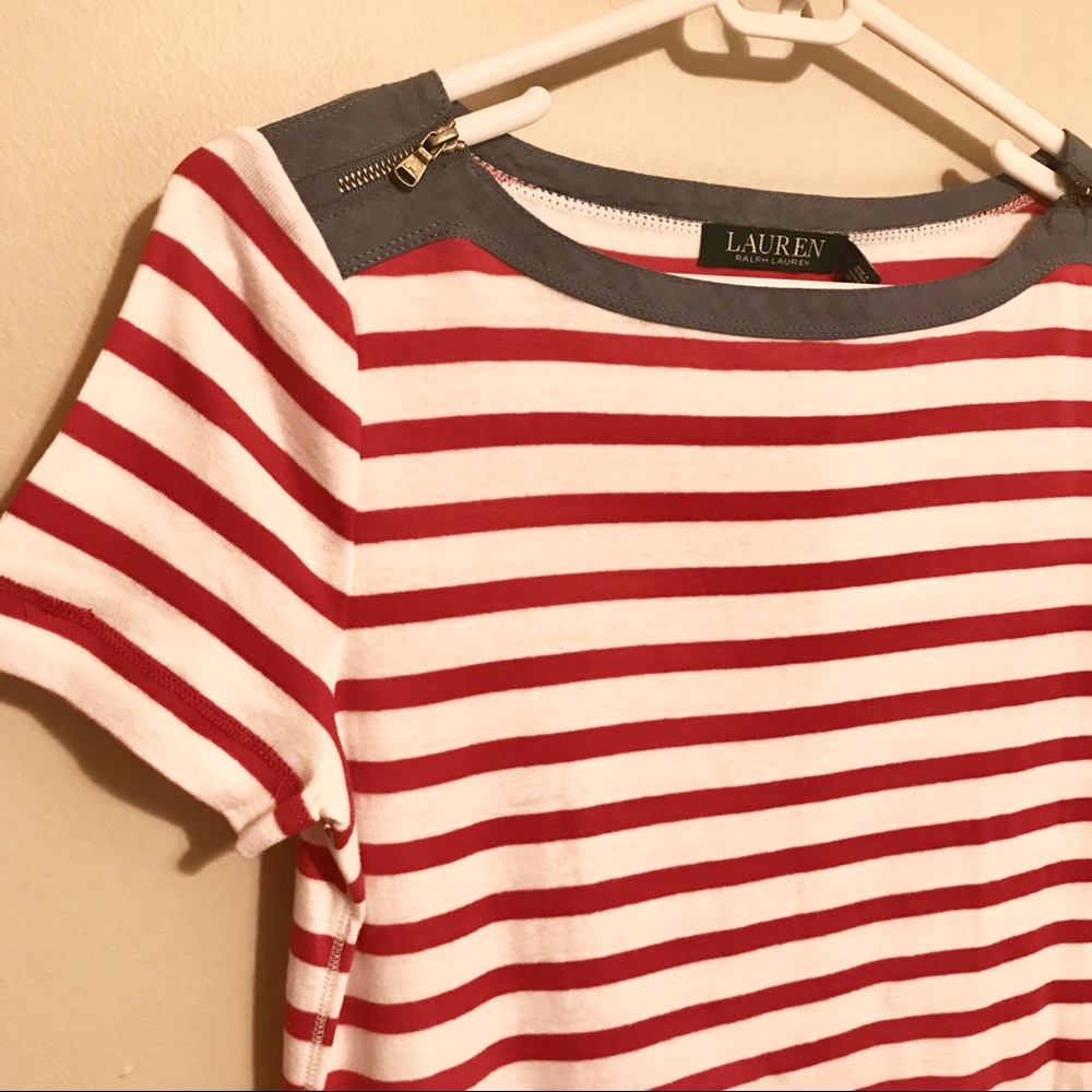 Nautical Striped Boatneck Shirt